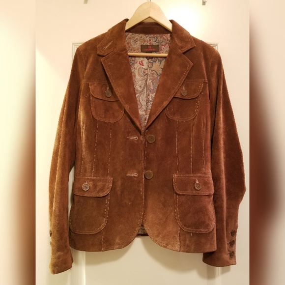 Danier Leather Authentic Suede Blazer 
